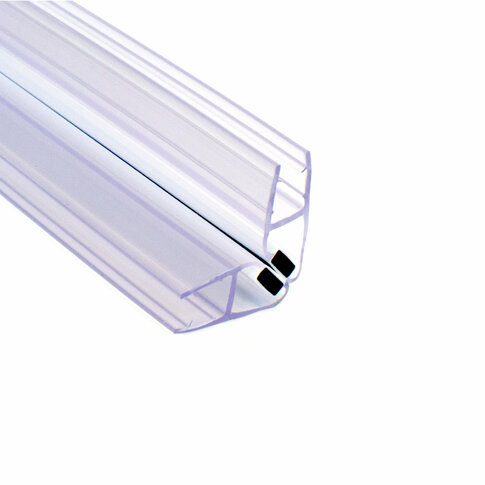 Magnetic seal 45 ̊  For Glass Thickness 6 mm Code: M - 45 - 6