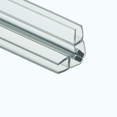 Magnetic seal 45 ̊̊ For Glass Thickness 8 mm Code : P-M-45 ̊-8