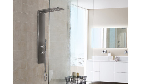 Shower panel or shower head