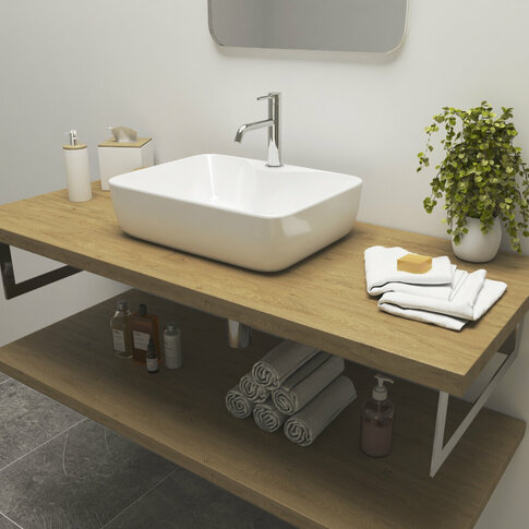 STONE OAK slab under sink