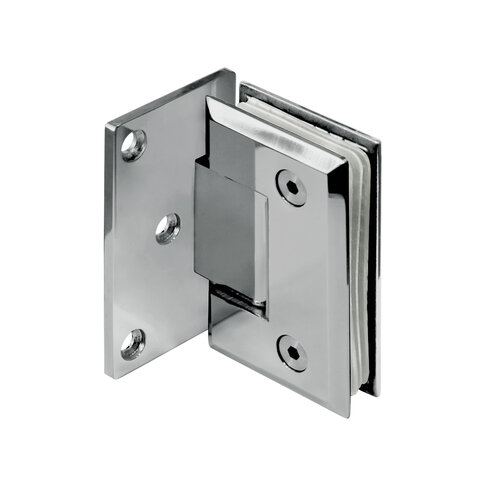 Wall To Glass 90 Degree Shower Hinge for glass thickness: 8 mm