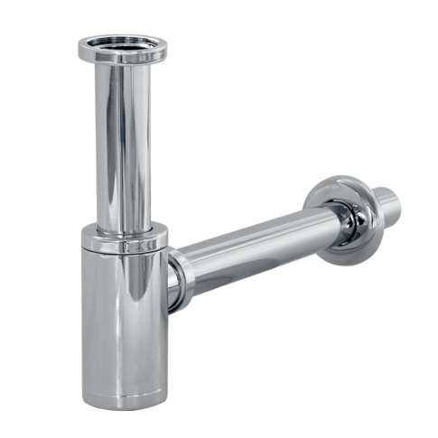 Washbasin siphon G5 / 4 “metal round